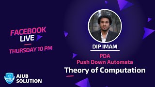 Push Down Automata  PDA  Theory of Computation TOC  Bangla Tutorial  AIUB SOLUTION [upl. by Bellaude994]