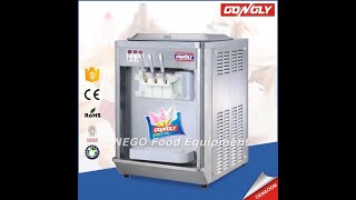 Tabletop Soft Serve Ice Cream Machine 3 Nozzle Philippines [upl. by Oirromed]