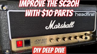 Improve the Marshall Studio SC20H with 10 parts  DIY DEEP DIVE [upl. by Lissa]