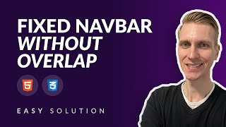 Prevent Fixed Navbar from Overlapping Content Content Shifting Upwards [upl. by Lynad326]