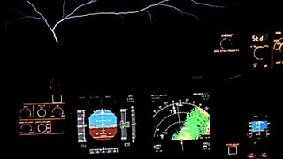 Saint Elmos Fire Airbus 320 Windscreen [upl. by Currey]