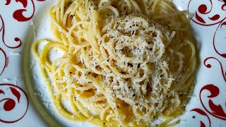 Spaghetti cacio e pepe Ricetta tipica del Lazio Chefvalerio [upl. by Deadman]