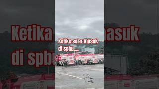 Ketika solar masuk di spbusopirtruckindonesia amt pertamina elnusapetrofin [upl. by Laetitia873]