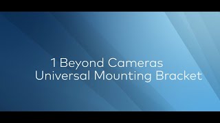 Crestron 1 Beyond Cameras Universal Mounting Kit [upl. by Karyl743]