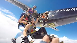 Carnaval skydive in Boituva 2017 [upl. by Yrok]