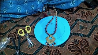 Beads necklace making video with full explained 😍😍😍🦋🦚 [upl. by Tolliver520]