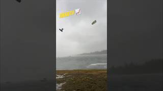 This was HUGE 😱🔥 Action of BIG AIR Kitesurfer kitesurf wingfoiling explore bigairkite [upl. by Godbeare]