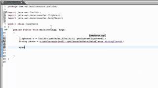 Java Tutorial  Get Text From Clipboard 60 Seconds [upl. by Brenton708]