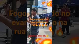 EVANGELHO NA RUA PEGANDO🔥🔥🔥🔥 evangelismo na rua [upl. by Conner]