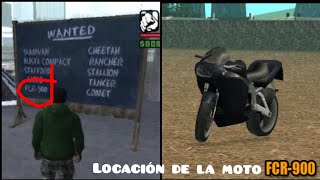 ubicación de la moto FCR900  misión secundaria de exportaciones  GTA San Andreas [upl. by Yand524]