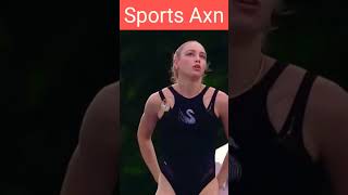 Most Beautiful Pole Vault Reaction 💕 shorts polevault [upl. by Euqinot]