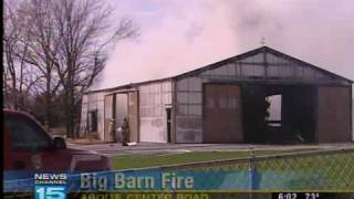 Aboite Barn Fire [upl. by Viva]