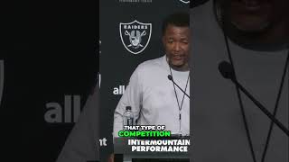 Coach Unleashes Raiders Training Secrets at Press Conference [upl. by Aniakudo633]