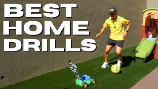 Soccer Drills You Can Do At Home  TIPS FROM A PRO [upl. by Anivel]