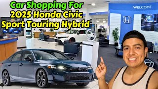 2025 Honda Civic Sport Touring Hybrid Car Shopping [upl. by Mailliwnhoj886]