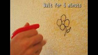 Remove ink from wallpaper ekoDecor [upl. by Hung596]