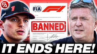 Max Verstappens HUGE REVENGE on FIA amp British Media after Brazil GP [upl. by Ruhtracm]