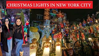 Christmas Lights in Dyker Heights Brooklyn New York City [upl. by Borer]