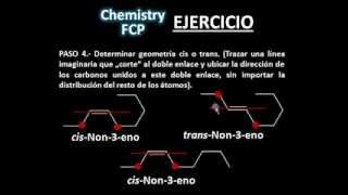 Nomenclatura de alquenos cis trans sin ramificaciones [upl. by Marquez]