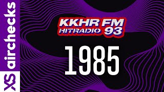 quotHitRadio 93 KKHRquot  KKHR Los Angeles California  September 21 1985 [upl. by Bloxberg121]