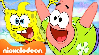 SpongeBob Being A SIDE CHARACTER for 37 Minutes Straight 🧽  The Patrick Star Show  Nicktoons [upl. by Bridges]