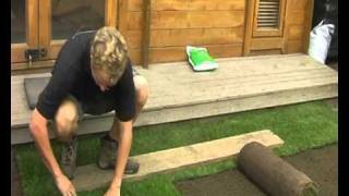 How to Lay Turf  Explained by London Lawn Turf [upl. by Enorahs]