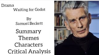 Drama  Waiting for Godot by Samuel Beckett  Summary  Themes Characters amp Critical Analysis [upl. by Airekal876]