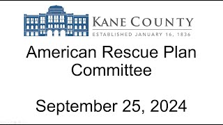 KC American Rescue Plan Committee September 25 2024 [upl. by Kannan]