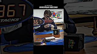 RUBIX CUBE SOLVE BLINDFOLDED WORLD RECORD📹Cubix838cubixshortsytshortsviraltrending [upl. by Gerda]