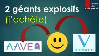 2 grosses cryptos explosives 2022 VeChain Aave et CryptoStackers Pro  Revue 4 [upl. by Elleinwad]