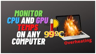 How to Monitor CPU and GPU Temperatures on Any Computer [upl. by Kooima]