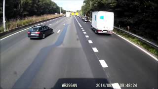 Car vs truck crash E40 Aalter Belgium [upl. by Garate]