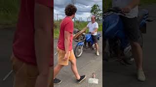 Below the bike into the air 🏠 shortsvideo [upl. by Ahsat]