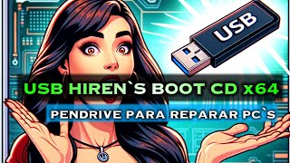 Cómo Crear USB de Hirens Boot CD PE x64 2024 ¡Arranca y Repara tu PC [upl. by Marelda]