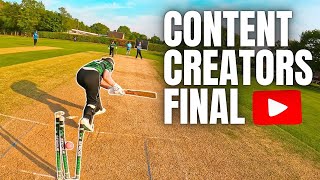 CRICKET CONTENT CREATORS CUP  THE FINAL [upl. by Enailil]