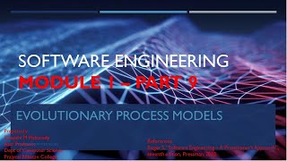 Evolutionary Process Models [upl. by Eniawd634]