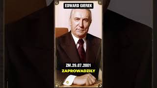 EDWARD GIEREK  1 SEKRETARZ KC PZPR [upl. by Drahsar]