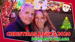 Christmas Lights at Peddlers Village New Hope PA [upl. by Kristopher700]