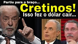 CONFRONTO PESADO LULA CHAMA COMENTARISTAS DE CRETINOS E DÓLAR CAI SABOTADORES DOS JUROS EXPOSTOS [upl. by Cimah877]