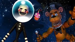 POOPET IN SPACE FNaF World Update 2 3 [upl. by Amelus]