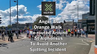 Anger as Orange Walk Rerouted Around St Alphonsus to Avoid Another Spitting Incident  060724 [upl. by Donalt]