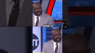 Chuck Disses Shaqs Shot Blocking [upl. by Ardnnek977]