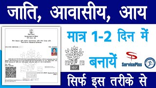 मात्र 1 से 2 दिन में Tatkal Jati Awasiya Kaise Banaye Online  Tatkal Jati Awasiya Aay Kaise Banaye [upl. by Alicirp]