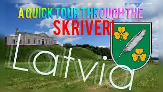 A quick tour through the Skriveri Latvia [upl. by Pollard]