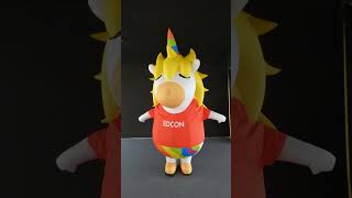 Inflatable Balloon Airglow Unicorn Suit For Advertising Inflatables Nightclub Decoration [upl. by Hew]