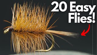 New to Fly Tying Try THESE Easy Fly Patterns for Success [upl. by Erikson457]