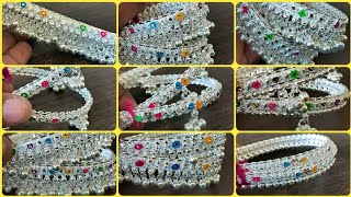 Silver Anklets Collection  Velli Kolusu  வெள்ளி கொலுசு [upl. by Ynogoham]