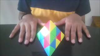 My FIRST PYRAMINX SOLVEkinda worked hard [upl. by Ecinuahs224]