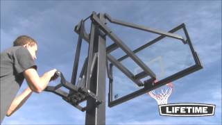 Mammoth 72 inch Inground Basketball Goal Model 90181 [upl. by Cralg]