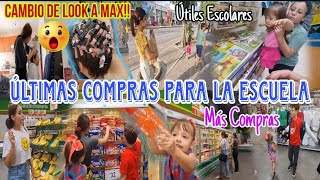 ✅️ÚLTIMAS COMPRAS REGRESO A CLASES🎒📚😱CAMBIO DE LOOK A MAX🤯🤭ÚTILES ESCOLARES ✏️MAS COMPRAS🛒🍎 [upl. by Nnylannej996]